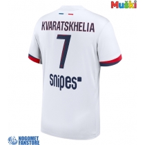 Paris Saint-Germain Khvicha Kvaratskhelia #7 Gostujuci Dres 2025-26 Kratak Rukav